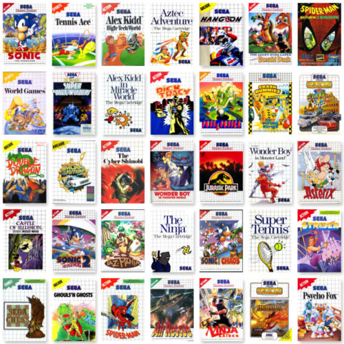 Sega master system spiele wahl - system, spiele-wahl